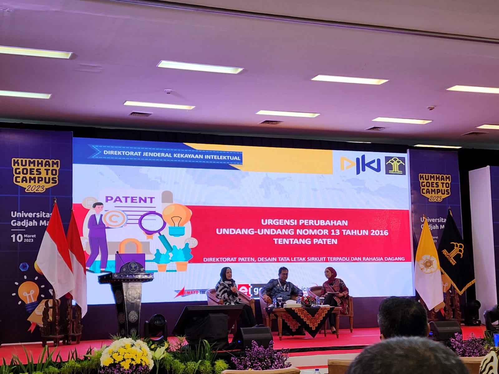 Pengadilan Negeri Yogyakarta Menghadiri acara Kumham Goes to Campus