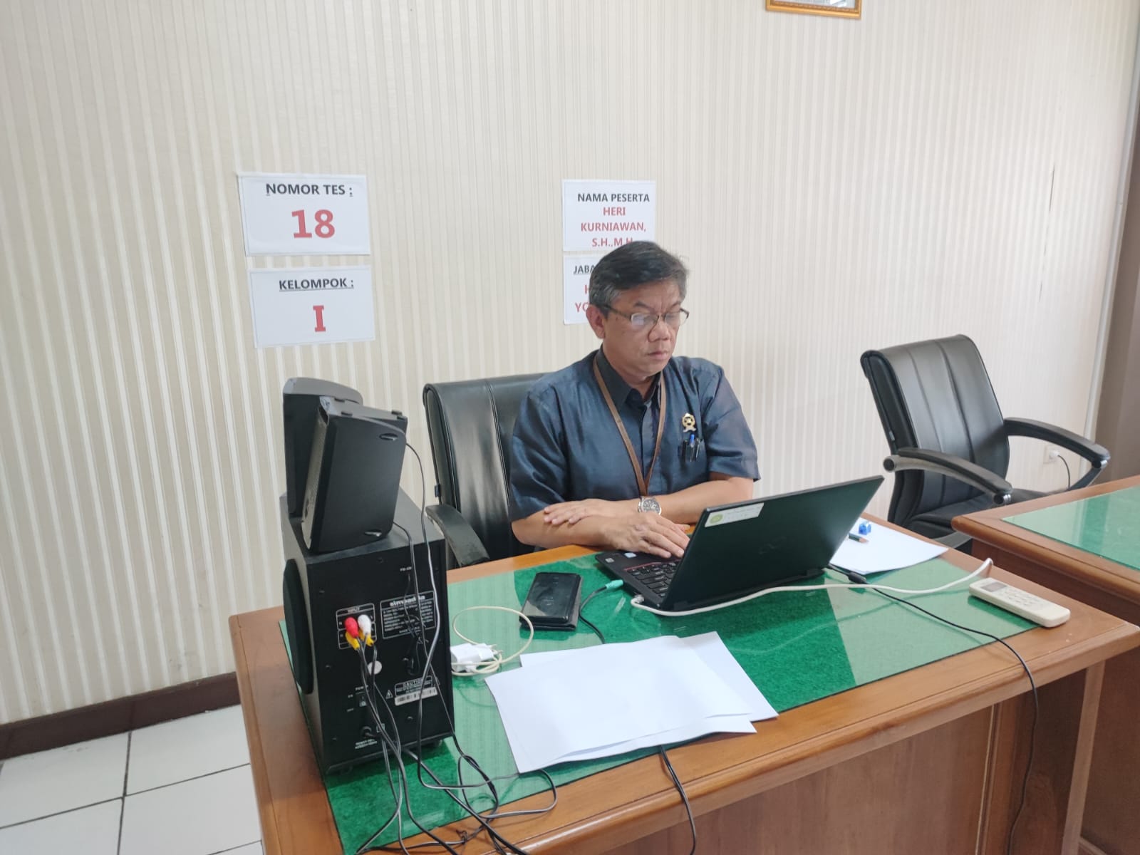 Hakim Pengadilan Negeri Yogyakarta Mengikuti Profile Assessment Calon Pimpinan Pengadilan Negeri Kelas IB