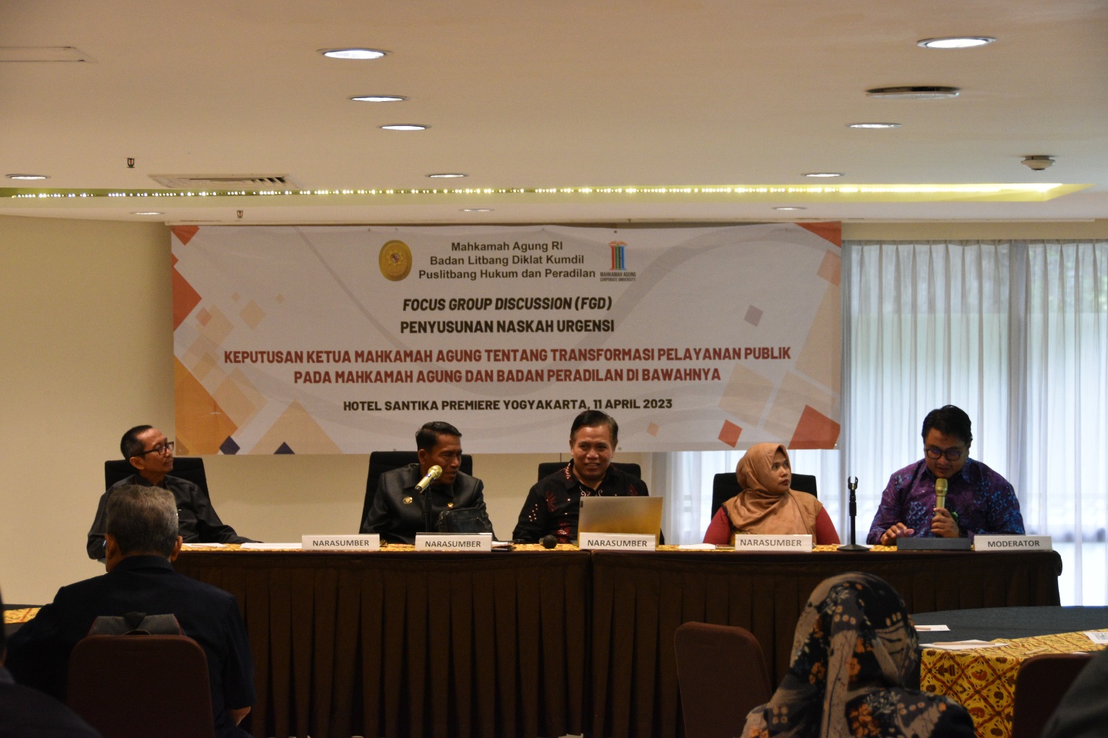 Pengadilan Negeri Yogyakarta Mengikuti FGD dalam Rangka Penyusunan Naskah Urgensi Tahun Anggaran 2023
