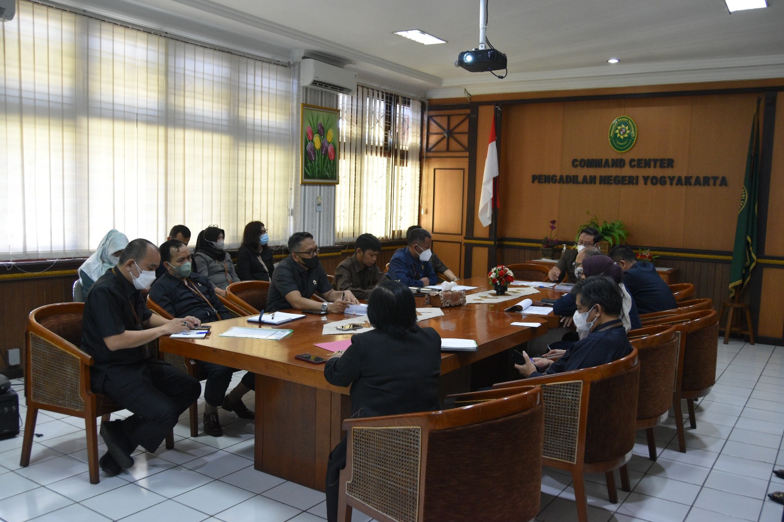Rapat Tindak Lanjut Hasil Pengawas Bidang Kepaniteraan dan Kesekretariatan Pengadilan Negeri Yogyakarta