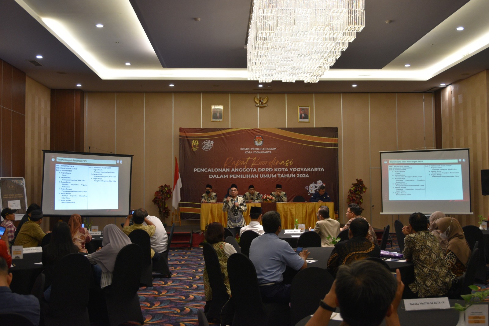 Ketua Pengadilan Negeri Yogyakarta Menghadiri Rapat Koordinasi Pencalonan Anggota DPRD Kota Yogyakarta Pemilu Tahun 2024