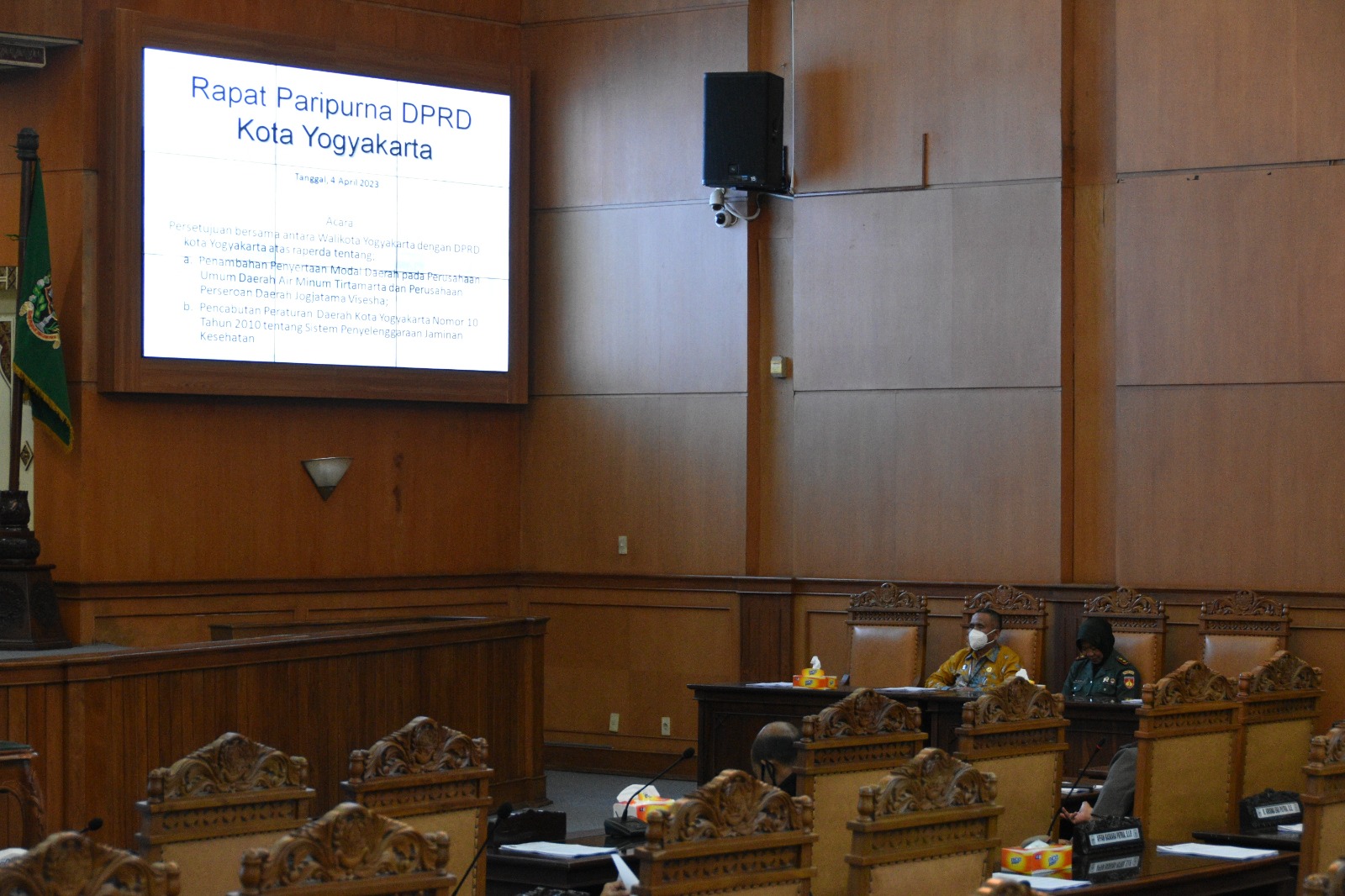 Sekretaris Pengadilan Negeri Yogyakarta Menghadiri Rapat Paripurna DPRD Kota Yogyakarta Mei 2023