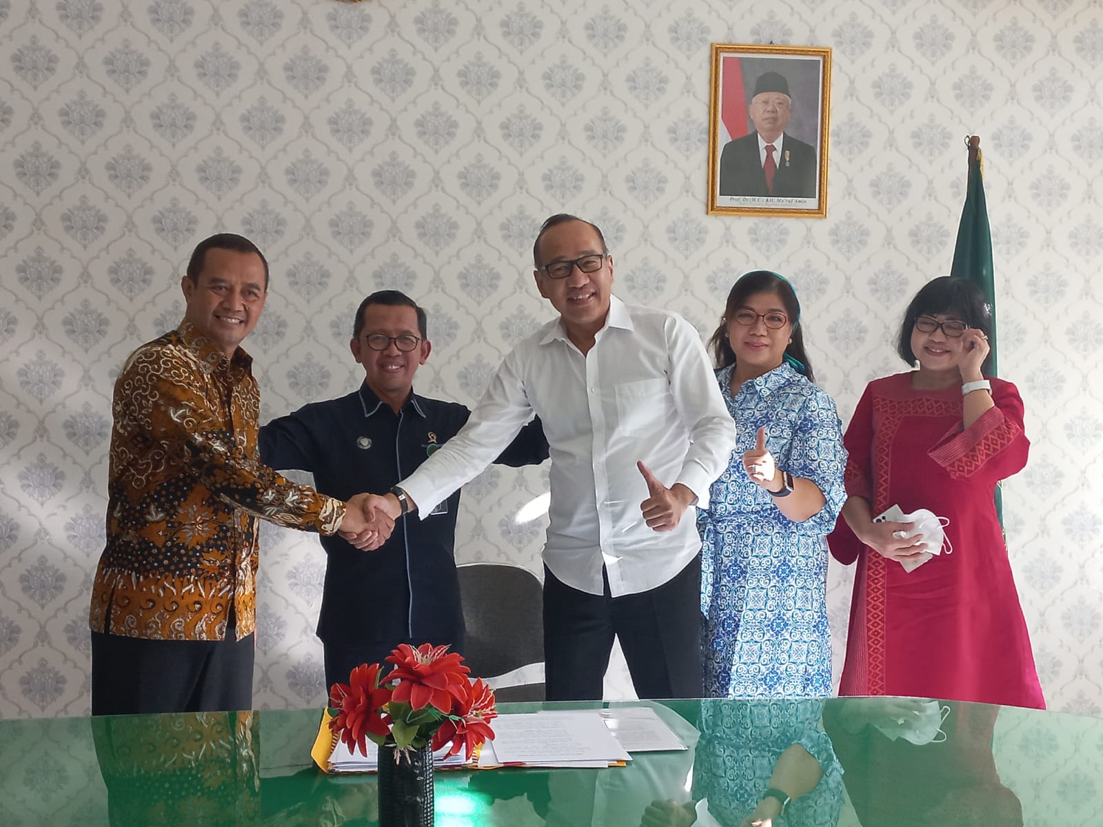 Perkara Gugatan berakhir dengan Damai Sebagian. Mediasi Perkara Perdata Pengadilan Negeri Yogyakarta.