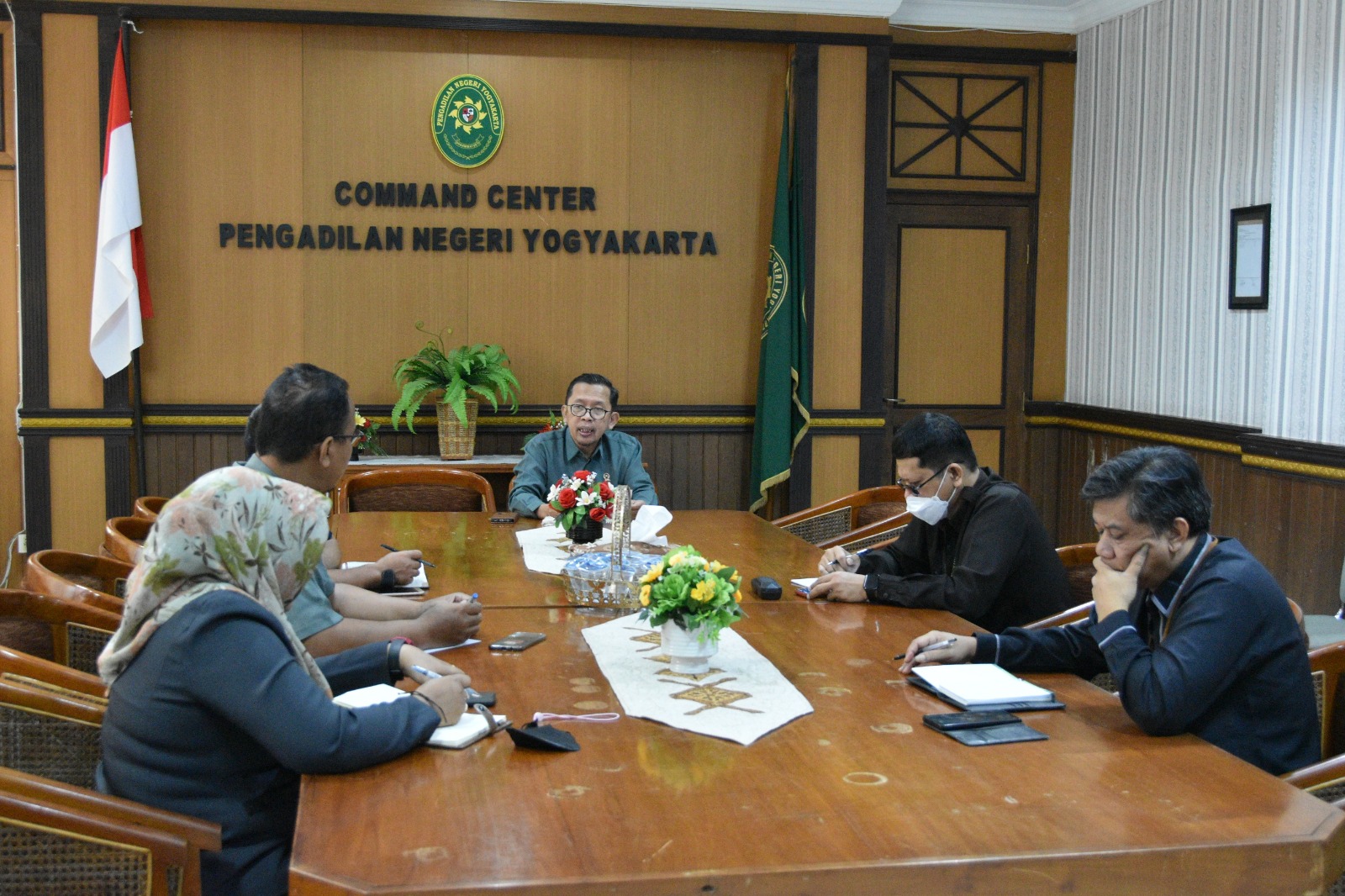 Rapat Koordinasi Pengadilan Negeri Yogyakarta terkait Permohonan Narasumber Podcast MPP Kota Yogyakarta