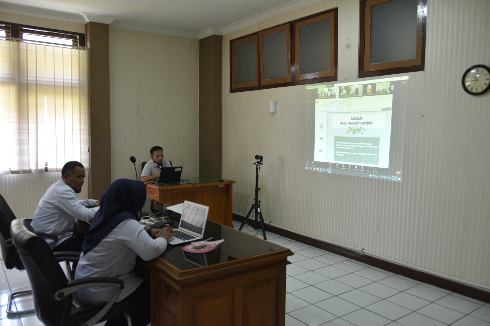 Sekretaris Pengadilan Negeri Yogyakarta Mengikuti Entry Meeting SPIP