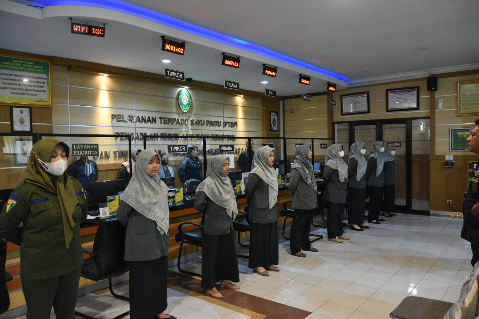 Apel Pagi Rutin Petugas PTSP 13 Juni 2023