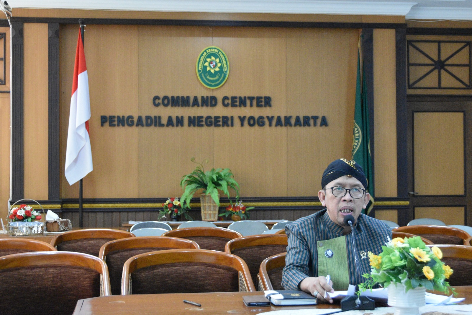 Ketua Pengadilan Negeri Yogyakarta Mengikuti FGD Electronic Justice System Pada Peradilan Perdata, Pidana dan Tata Usaha Negara Di Provinsi DIY