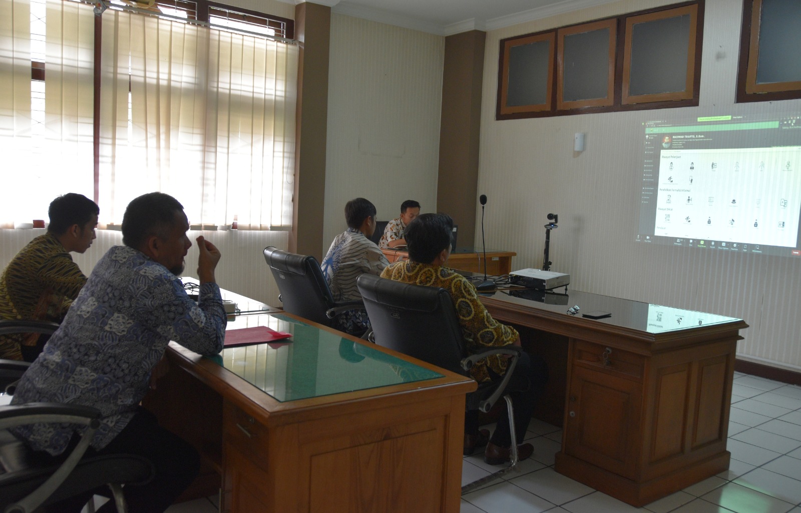 Pengadilan Negeri Yogyakarta Mengikuti Sosialisasi Calon Hakim dari Formasi Analis Perkara Peradilan Tahun 2021