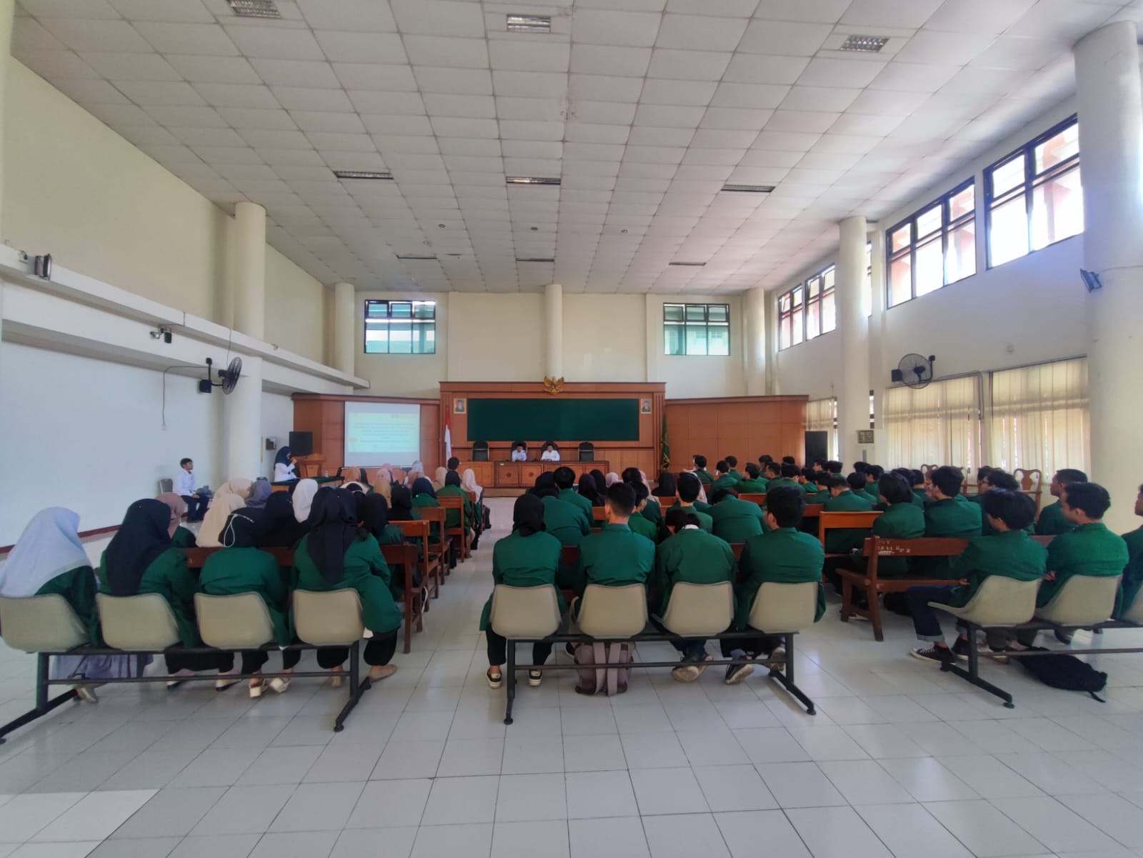 Penerimaan Kuliah Praktik Peradilan Mahasiswa Fakultas Syariah dan Hukum UIN Sunan Kalijaga Yogyakarta di Pengadilan Negeri Yogyakarta.