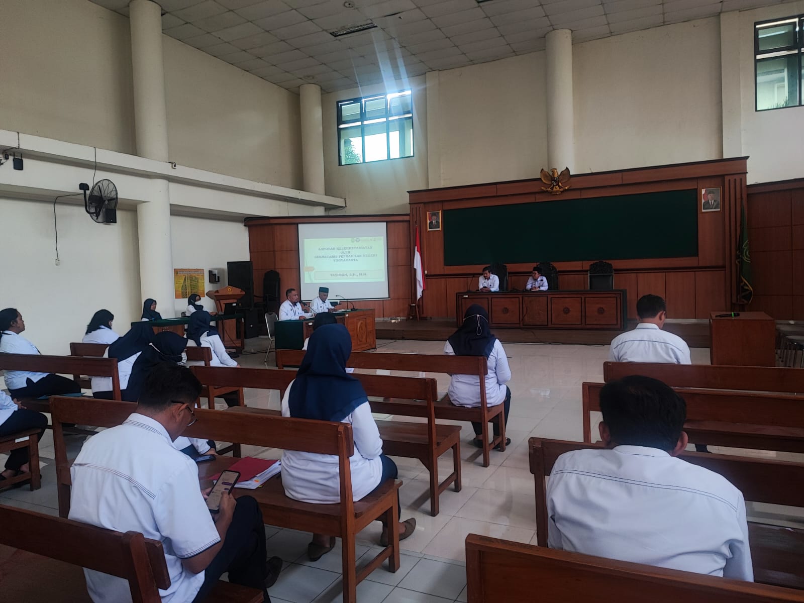 Rapat Pembinaan dan Monev Kinerja Pengadilan Negeri Yogyakarta Bulan Juni 2023