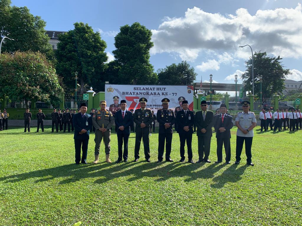 Ketua Pengadilan Negeri Yogyakarta Menghadiri HUT Bhayangkara ke-77