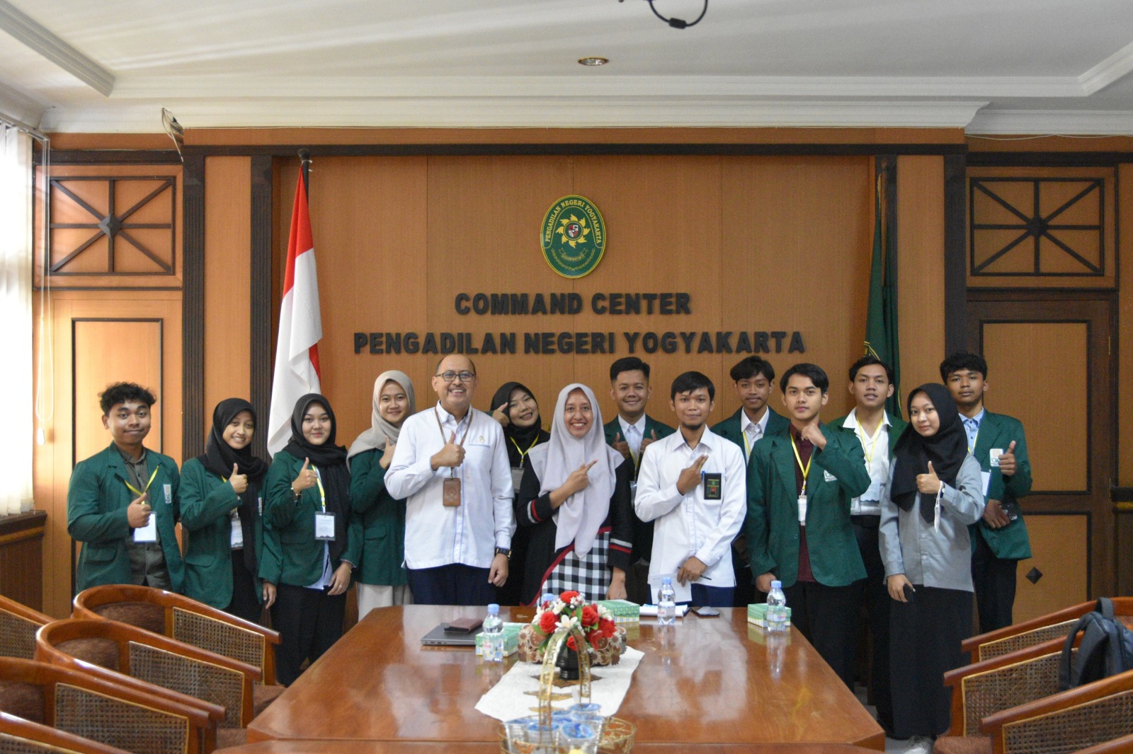 Penerimaan Mahasiswa Magang Fakultas Syariah dan Hukum UIN Sunan Kalijaga Yogyakarta di Pengadilan Negeri Yogyakarta