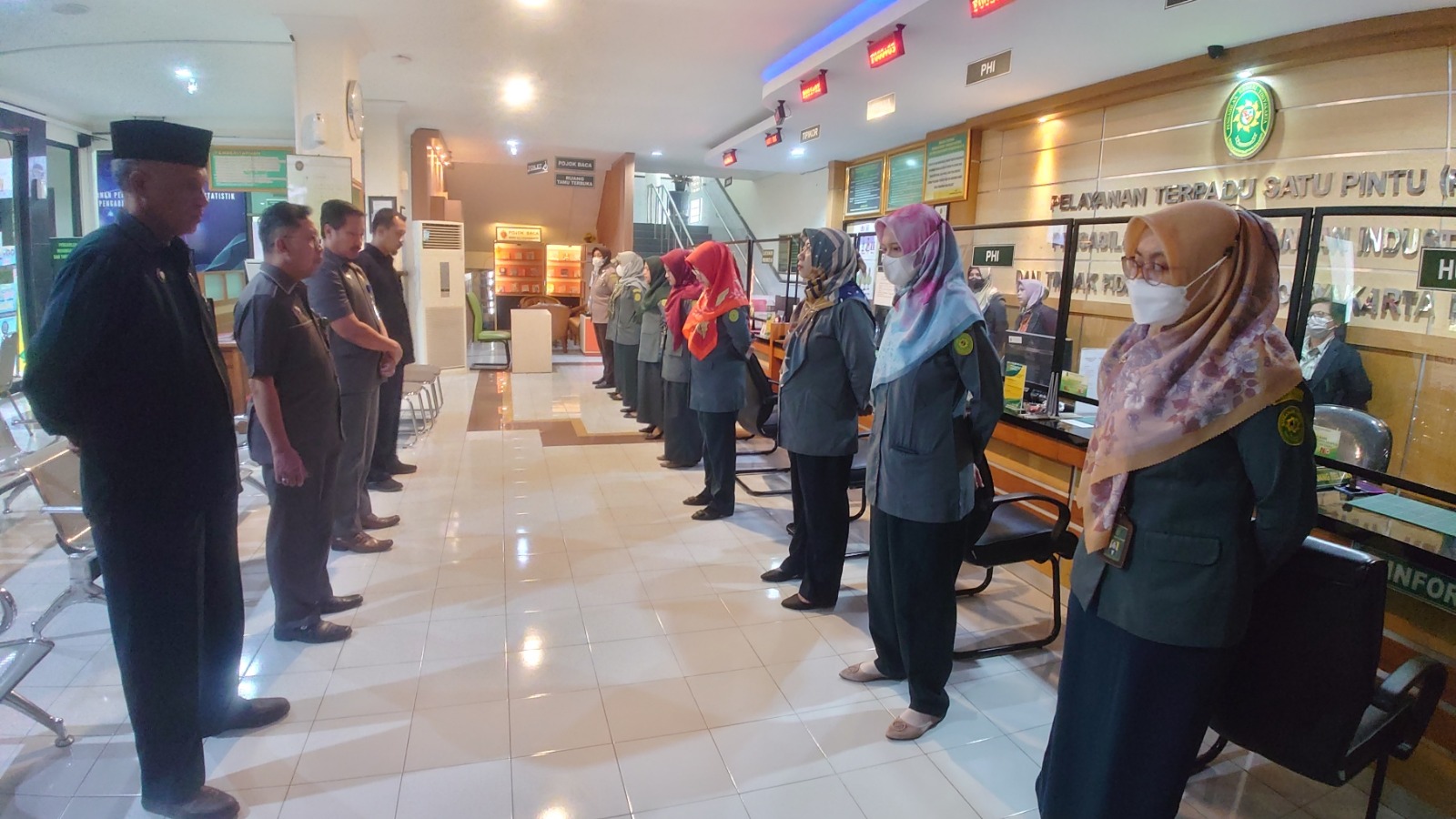 Apel Pagi Rutin Petugas PTSP 5 Juli 2023