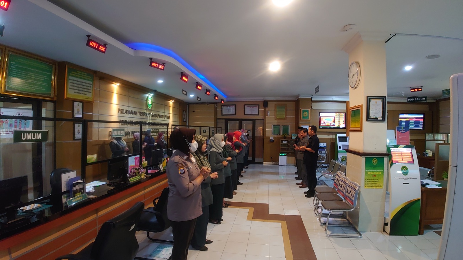 Apel Pagi Rutin Petugas PTSP 5 Juli 2023