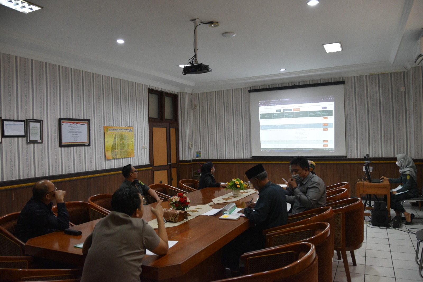 Rapat Koordinasi dan Monev SIPP dan MIS Pengadilan Negeri Yogyakarta