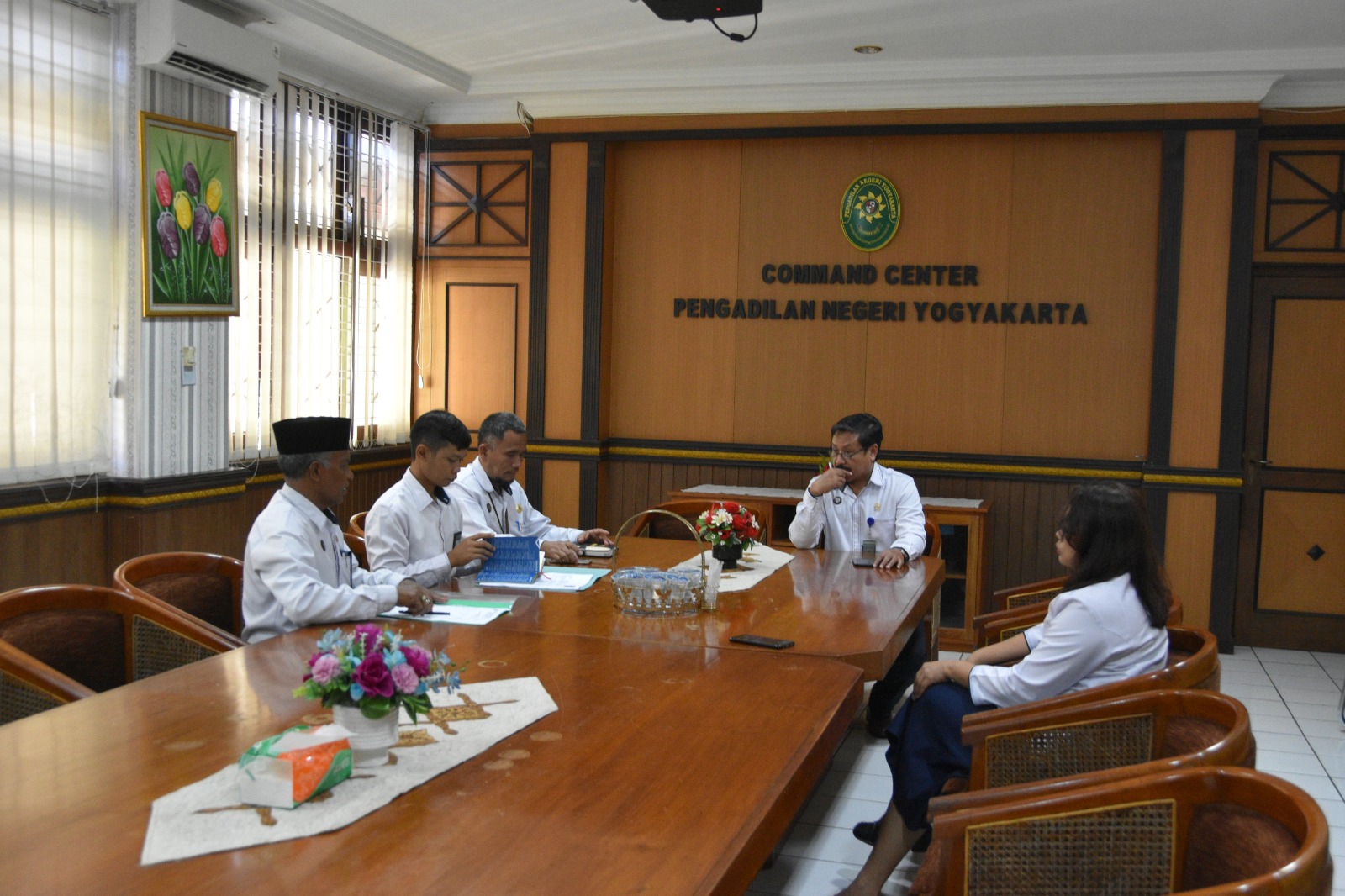 Rapat Tim Badan Pertimbangan Jabatan dan Kepangkatan (Baperjakat) Pengadilan Negeri Yogyakarta