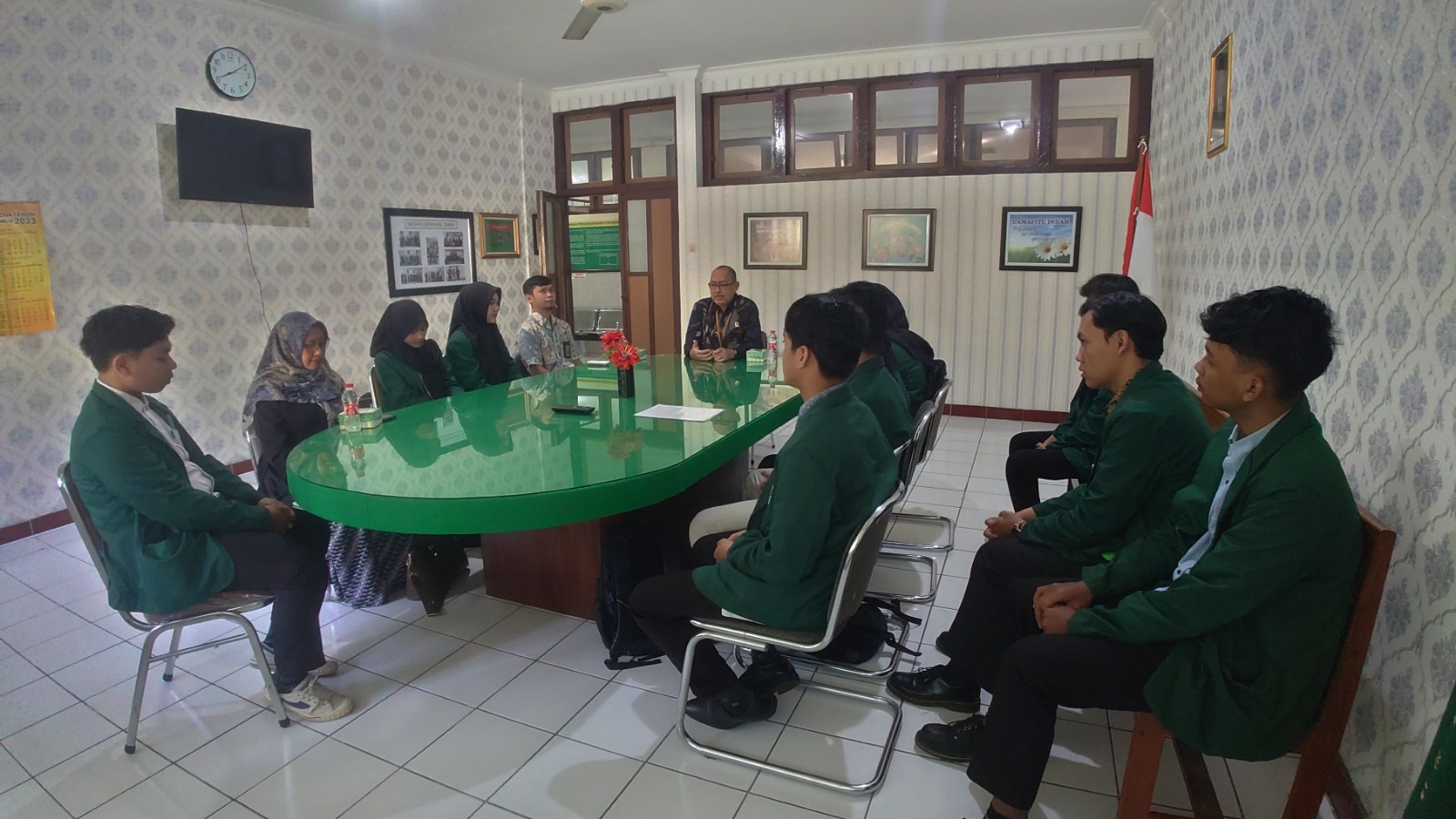 Penarikan Mahasiswa Magang Fakultas Syari'ah dan Hukum UIN Sunan Kalijaga Yogyakarta di Pengadilan Negeri Yogyakarta