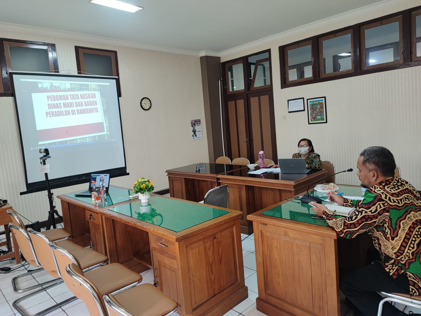 Pengadilan Negeri Yogyakarta Mengikuti Sosialisasi SK Ketua Mahkamah Agung: Tata Naskah Dinas di Lingkungan Mahkamah Agung dan Peradilan yang Berada di Bawahnya
