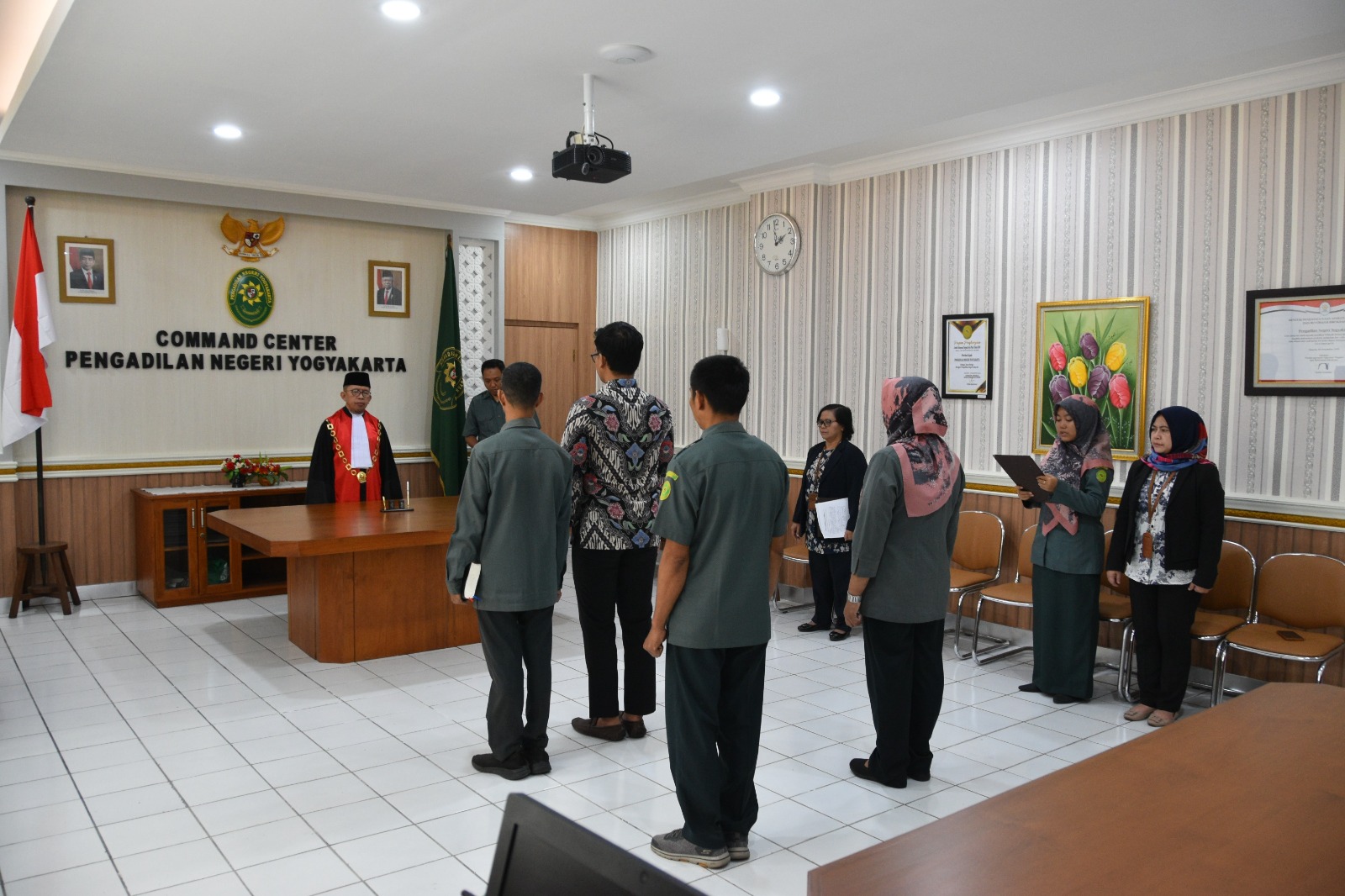 Pengambilan Sumpah Jabatan Penilai Publik PN Yogyakarta
