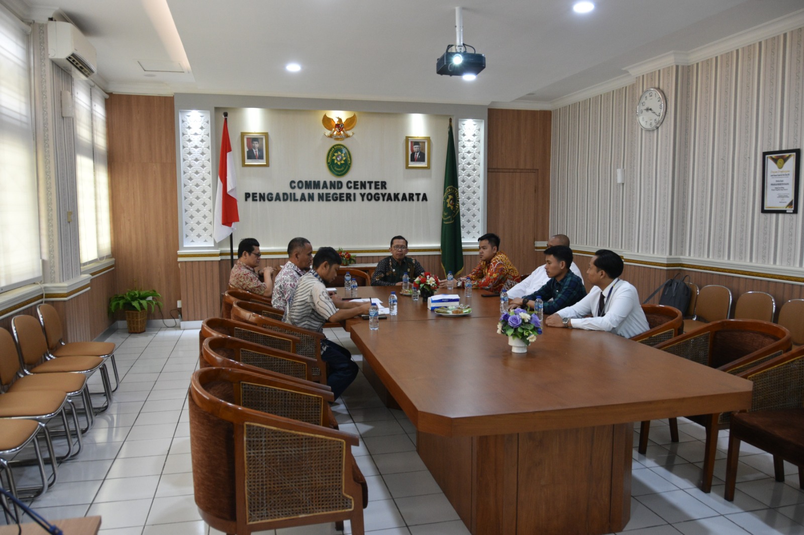 Audiensi terkait Permohonan Perpanjangan Kerjasama (Mou) antara Pengadilan Negeri Yogyakarta dan Fakultas Hukum UII