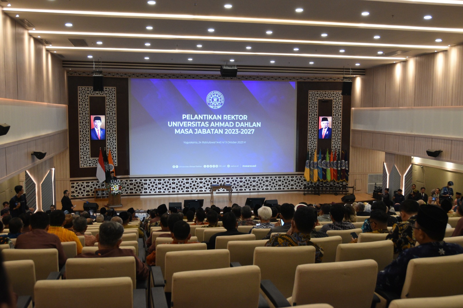 Ketua Pengadilan Negeri Yogyakarta Menghadiri Pelantikan Rektor Universitas Ahmad Dahlan Periode 2023-2027