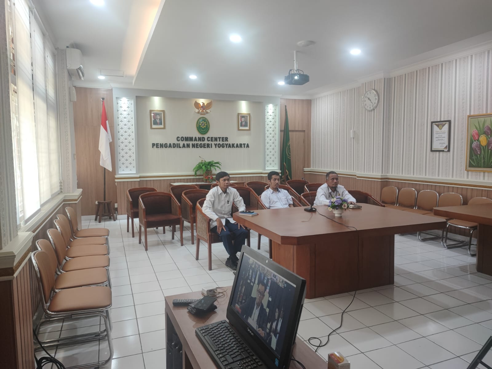 Pengadilan Negeri Yogyakarta Mengikuti Pengarahan Seleksi Calon Hakim dari Formasi APP Tahun 2021