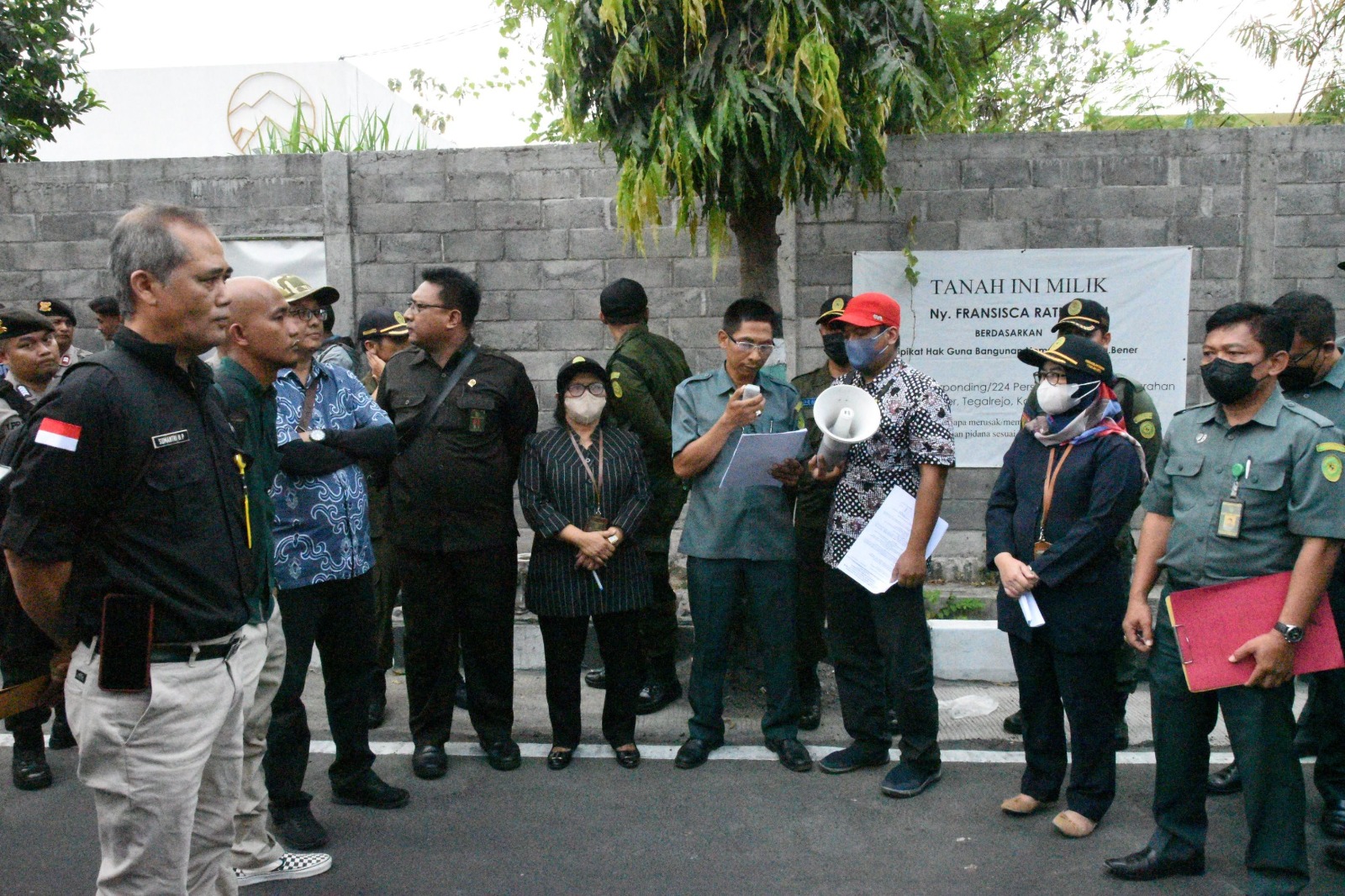 Pengadilan Negeri Yogyakarta Melaksanakan Eksekusi Perkara Perdata Kelurahan Bener Kota Yogyakarta
