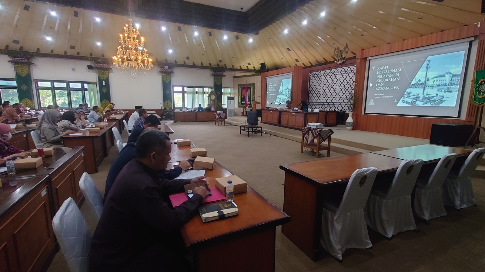 Pengadilan Negeri Yogyakarta Menghadiri Rapat Koordinasi Pelayanan Kemantren dan Kelurahan di Kota Yogyakarta