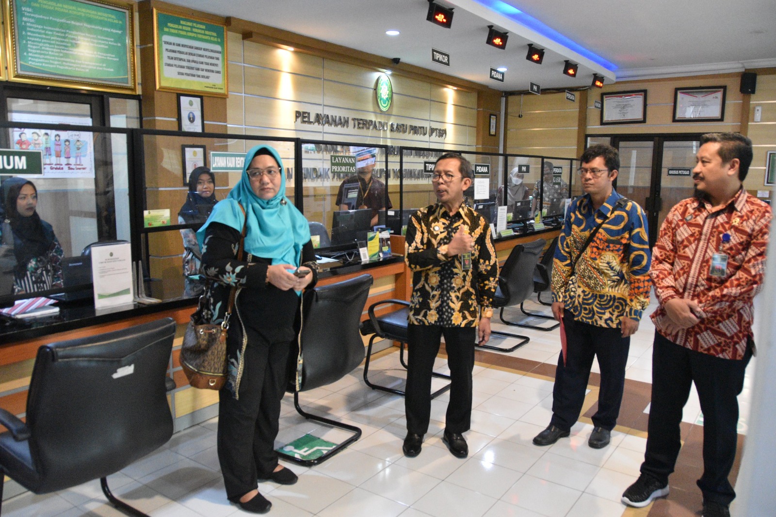 Pengadilan Negeri Yogyakarta Mendapatkan Monev Implementasi Register Elektronik dan Pelaporan Elektronik oleh Direktorat Jenderal Badan Peradilan Umum