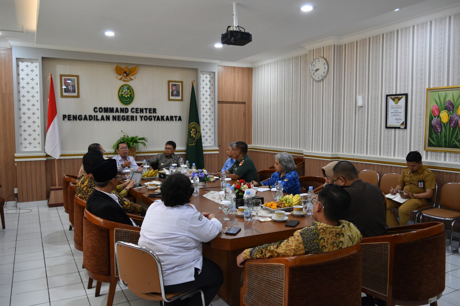 Rapat Koordinasi Forkopimda Kota Yogyakarta di Pengadilan Negeri Yogyakarta