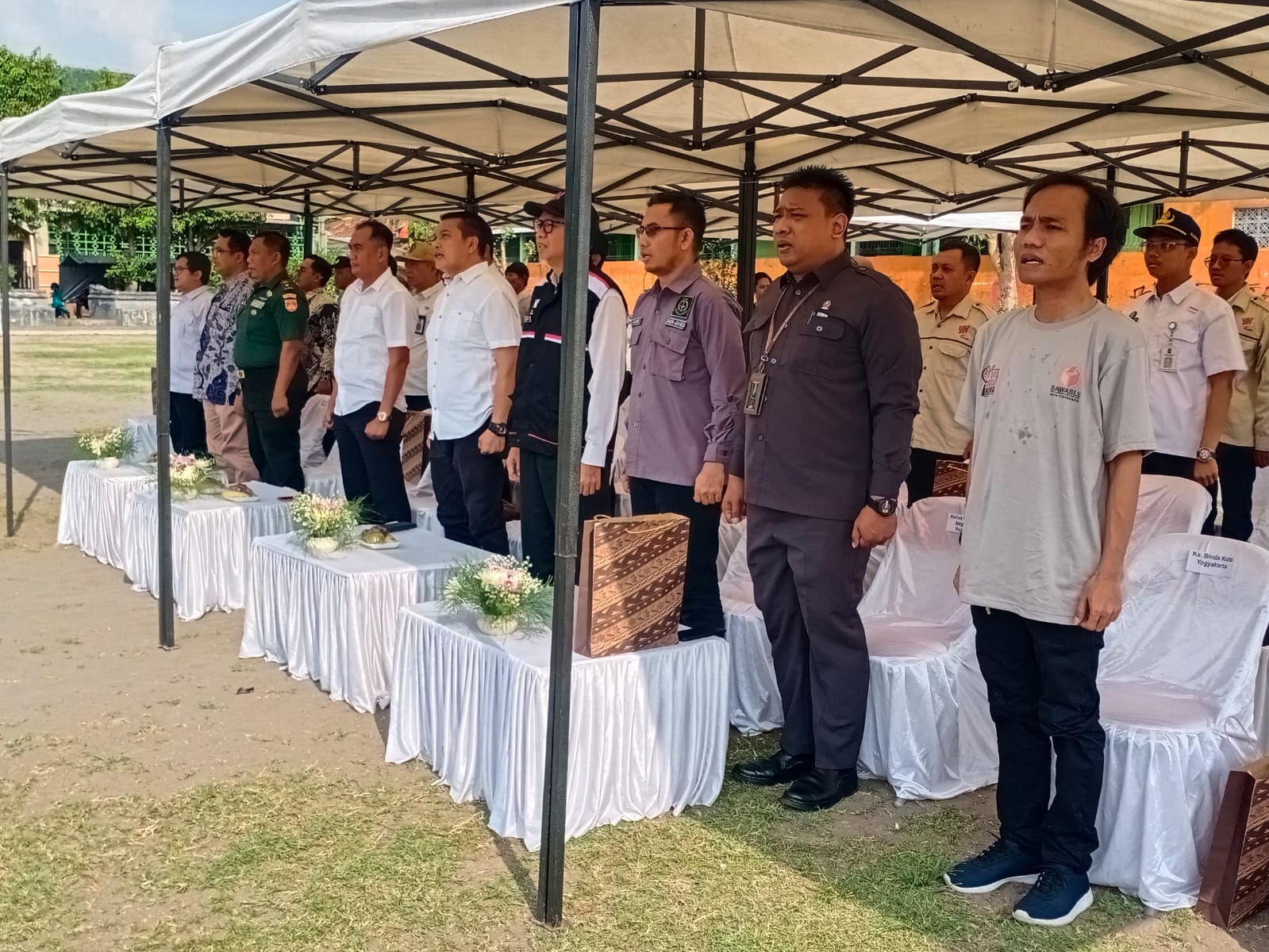 Panitera Muda Hukum Pengadilan Negeri Yogyakarta Menghadiri Apel Siaga Pengawasan Pemilu Tahun 2024