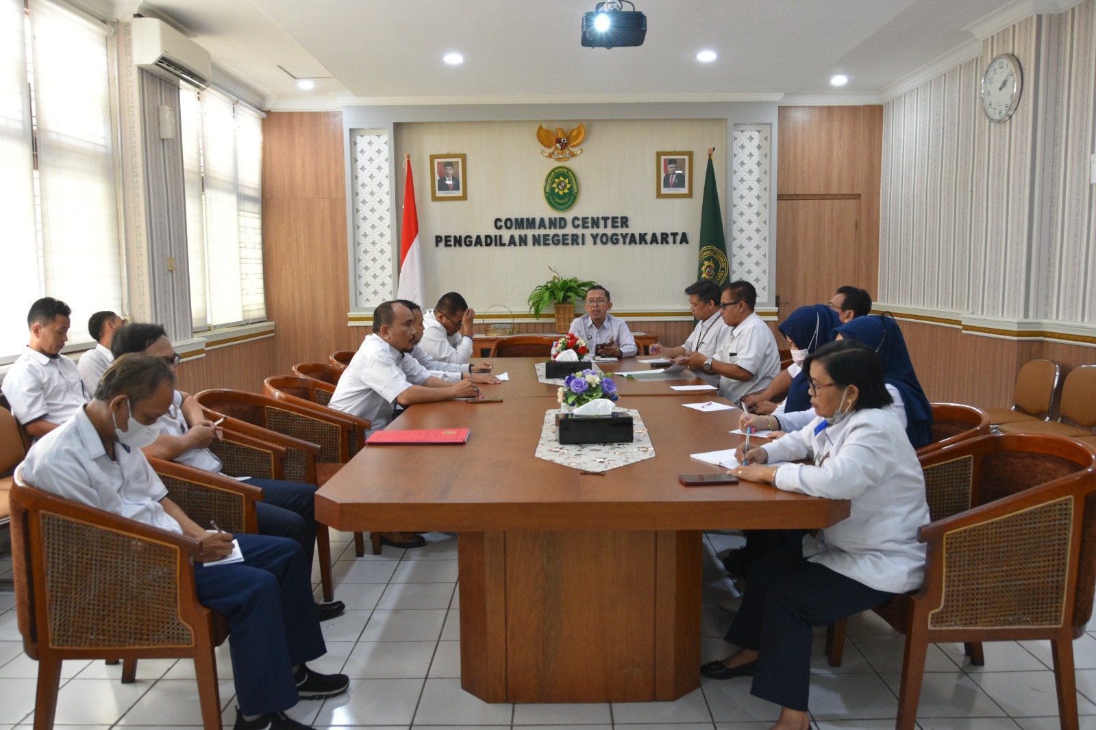 Rapat Koordinasi Monev Pelatihan SPPA  Pengadilan Negeri Yogyakarta
