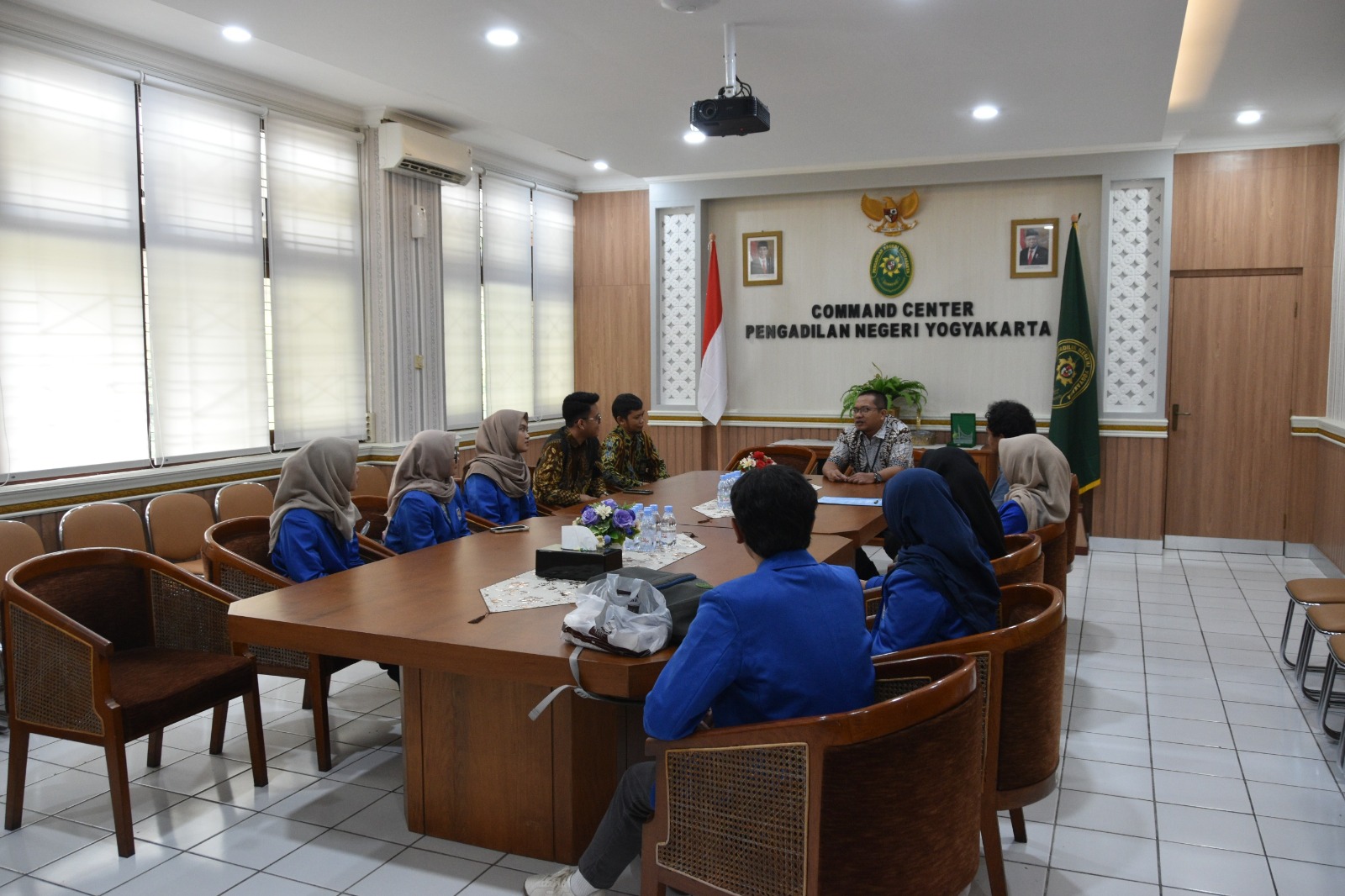 Pelepasan/Penarikan Mahasiswa Magang Fakultas Hukum Universitas Islam Indonesia di Pengadilan Negeri Yogyakarta