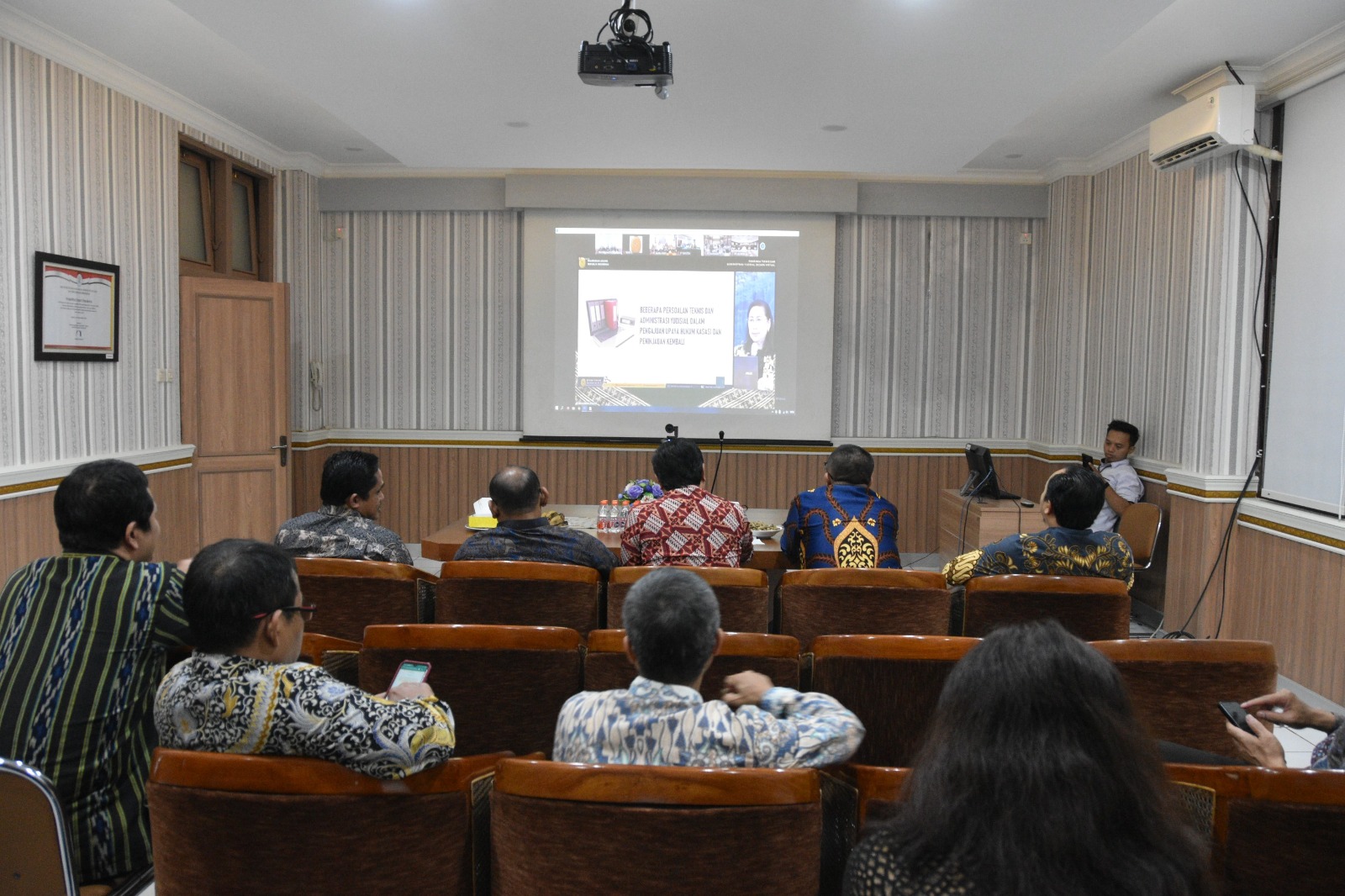 Pengadilan Negeri Yogyakarta Mengikuti Pembinaan Bidang Teknis dan Administrasi Yudisial oleh Pimpinan Mahkamah Agung RI