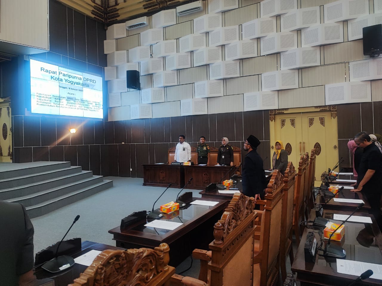 Panitera Muda Tipikor Pengadilan Negeri Yogyakarta Menghadiri Rapat Paripurna DPRD Kota Yogyakarta