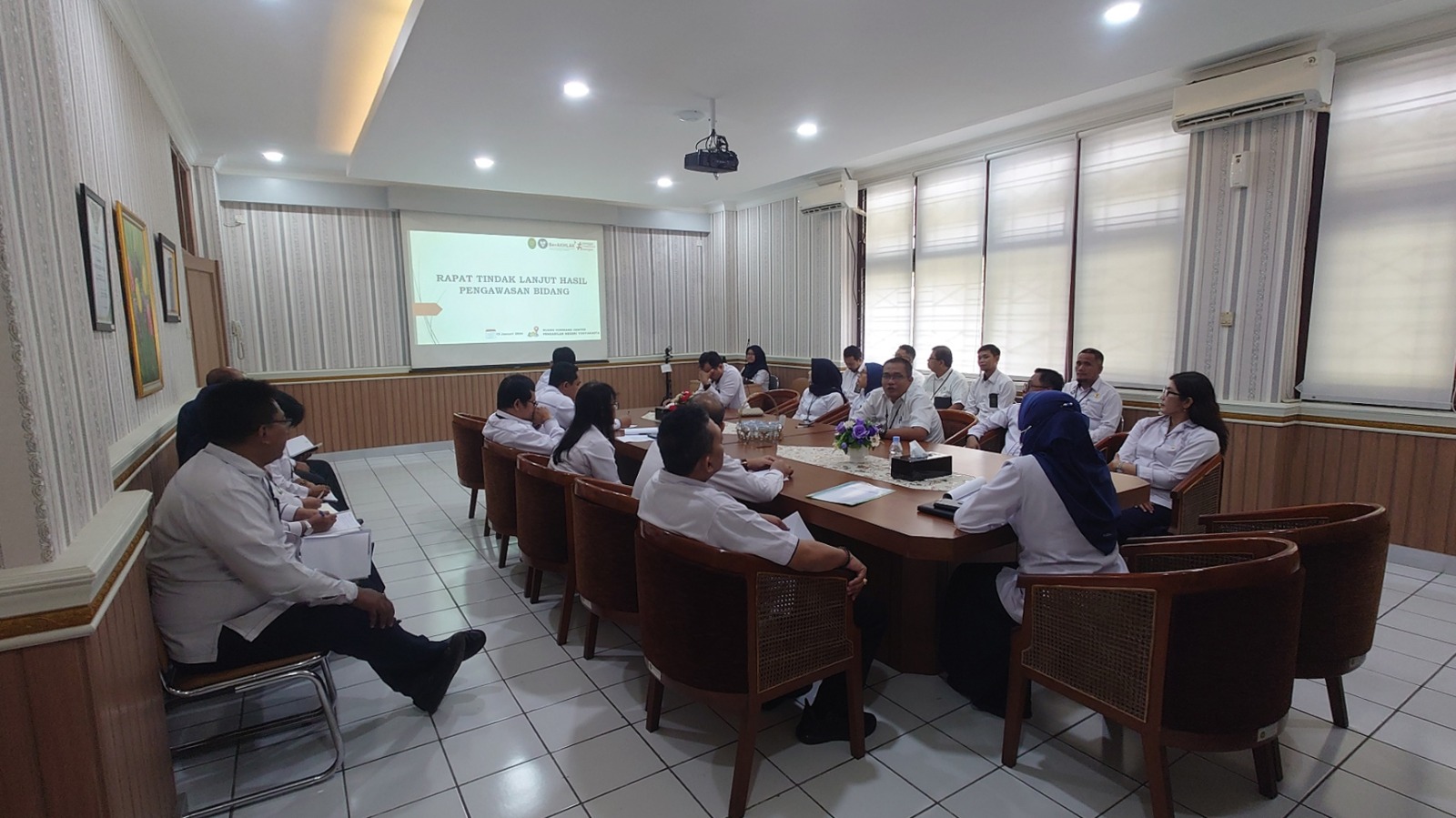 Rapat TLHP Pengawasan Bidang Desember 2023 Pengadilan Negeri Yogyakarta