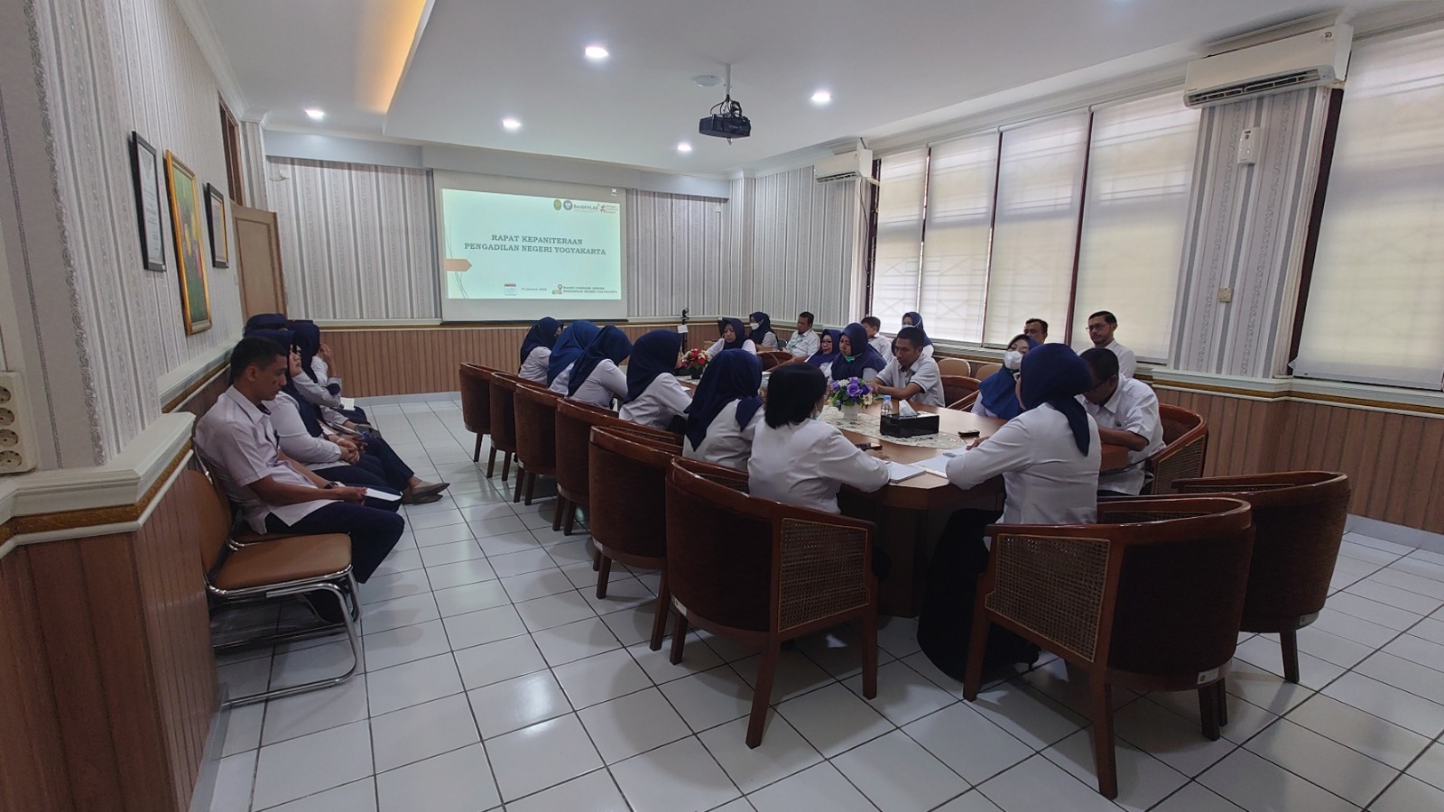Rapat Koordinasi Berjenjang Kepaniteraan Pengadilan Negeri Yogyakarta 