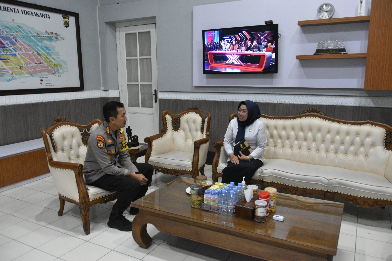 Kunjungan Kerja Ketua Pengadilan Negeri Yogyakarta ke Polresta Yogyakarta