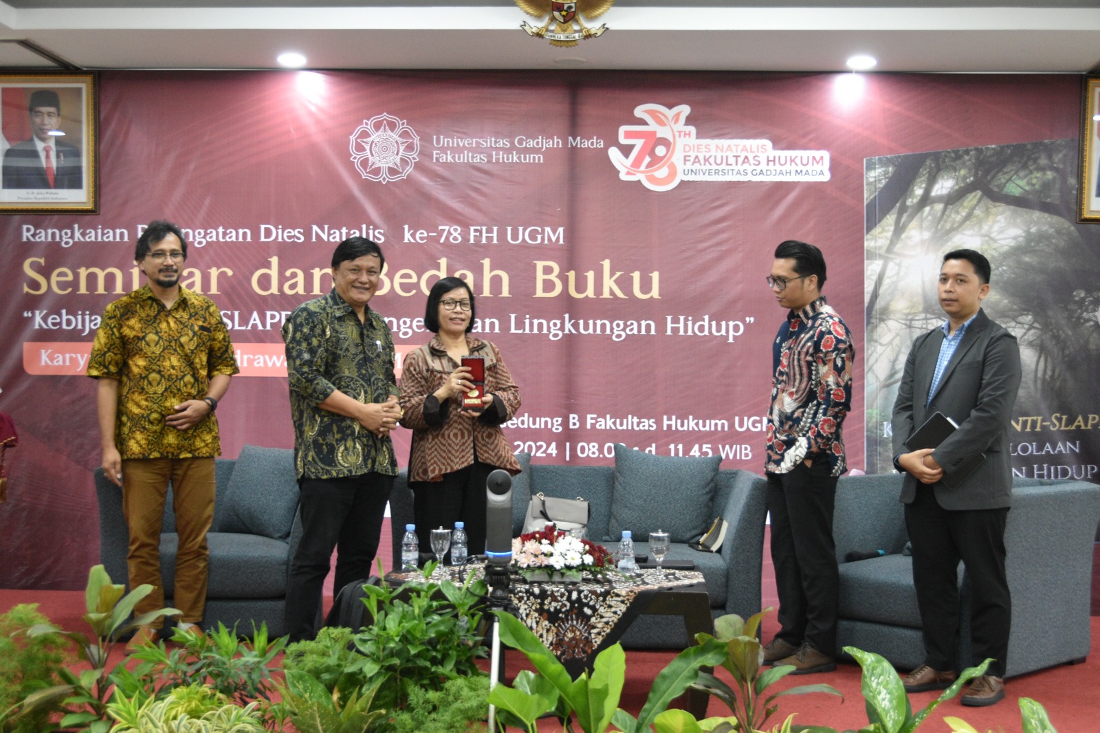 Ketua Pengadilan Negeri Yogyakarta Menghadiri Seminar dan Bedah Buku Dies Natalis FH UGM ke-78