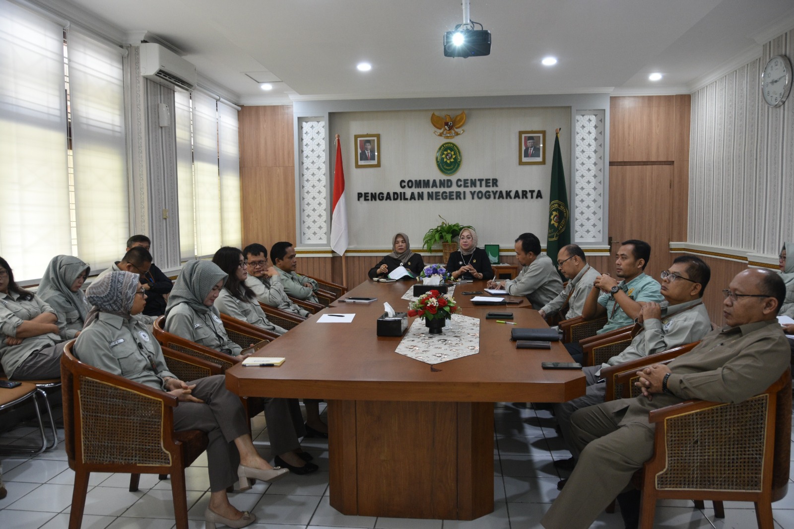 Rapat Monitoring Evaluasi SIPP dan MIS Pengadilan Negeri Yogyakarta