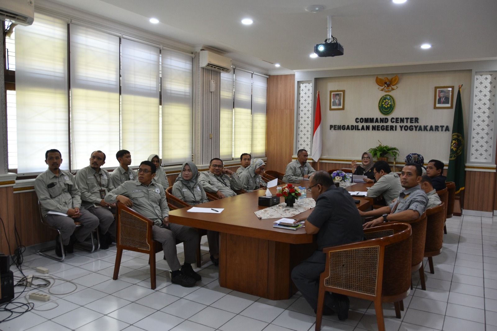 Rapat TLHP Pengawasan Bidang Bulan Januari 2024 Pengadilan Negeri Yogyakarta