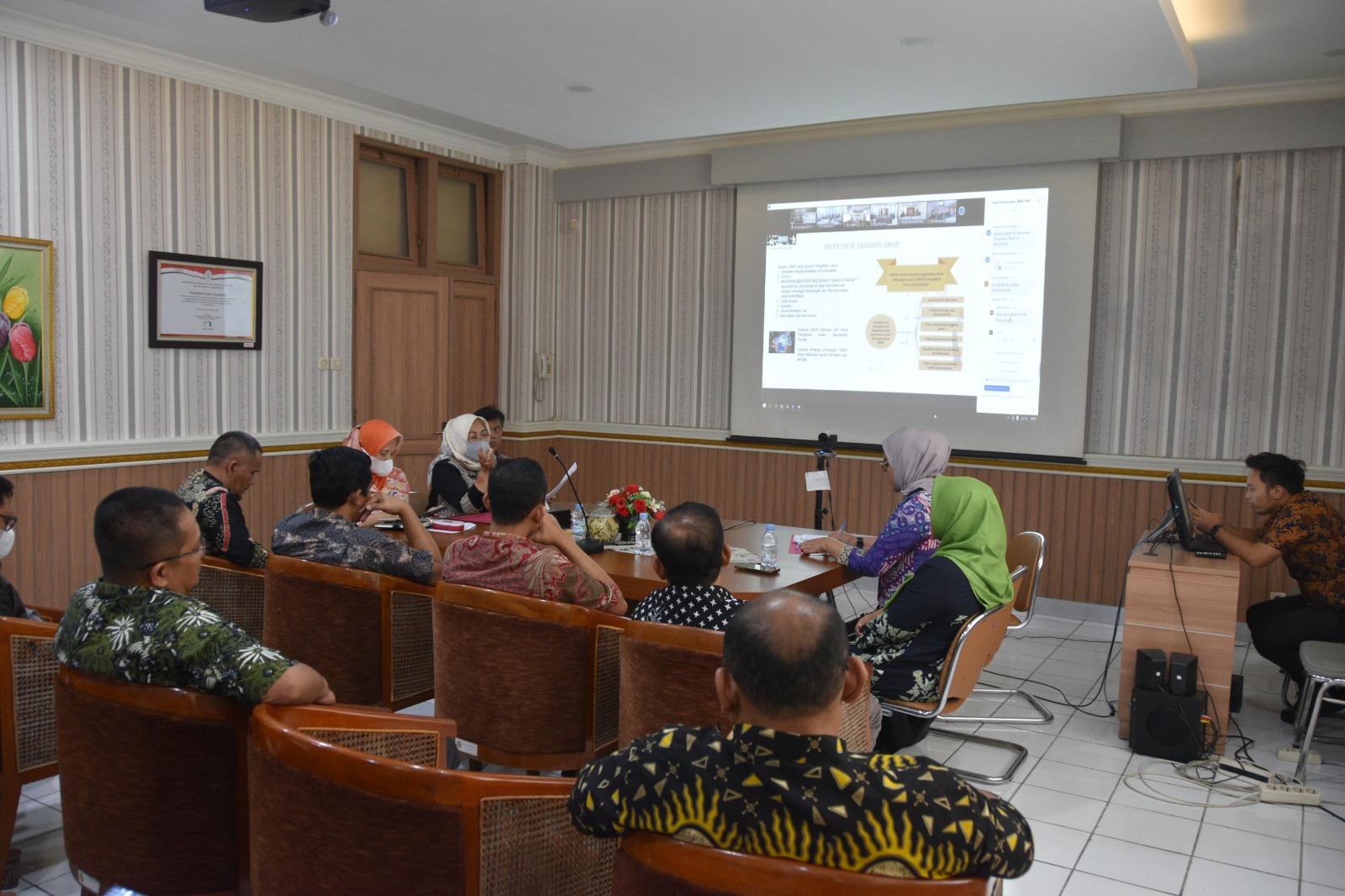 Pengadilan Negeri Yogyakarta Mengikuti Pencanangan dan Sosialisasi SMAP Tahun 2024