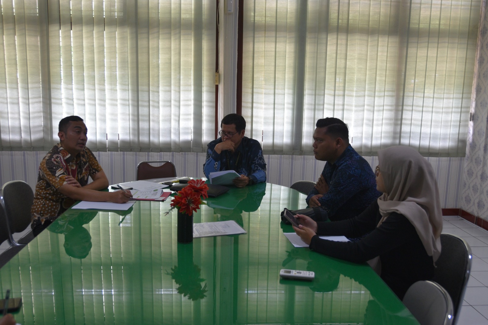 Rapat Monev Kinerja Posbakum di Pengadilan Negeri Yogyakarta