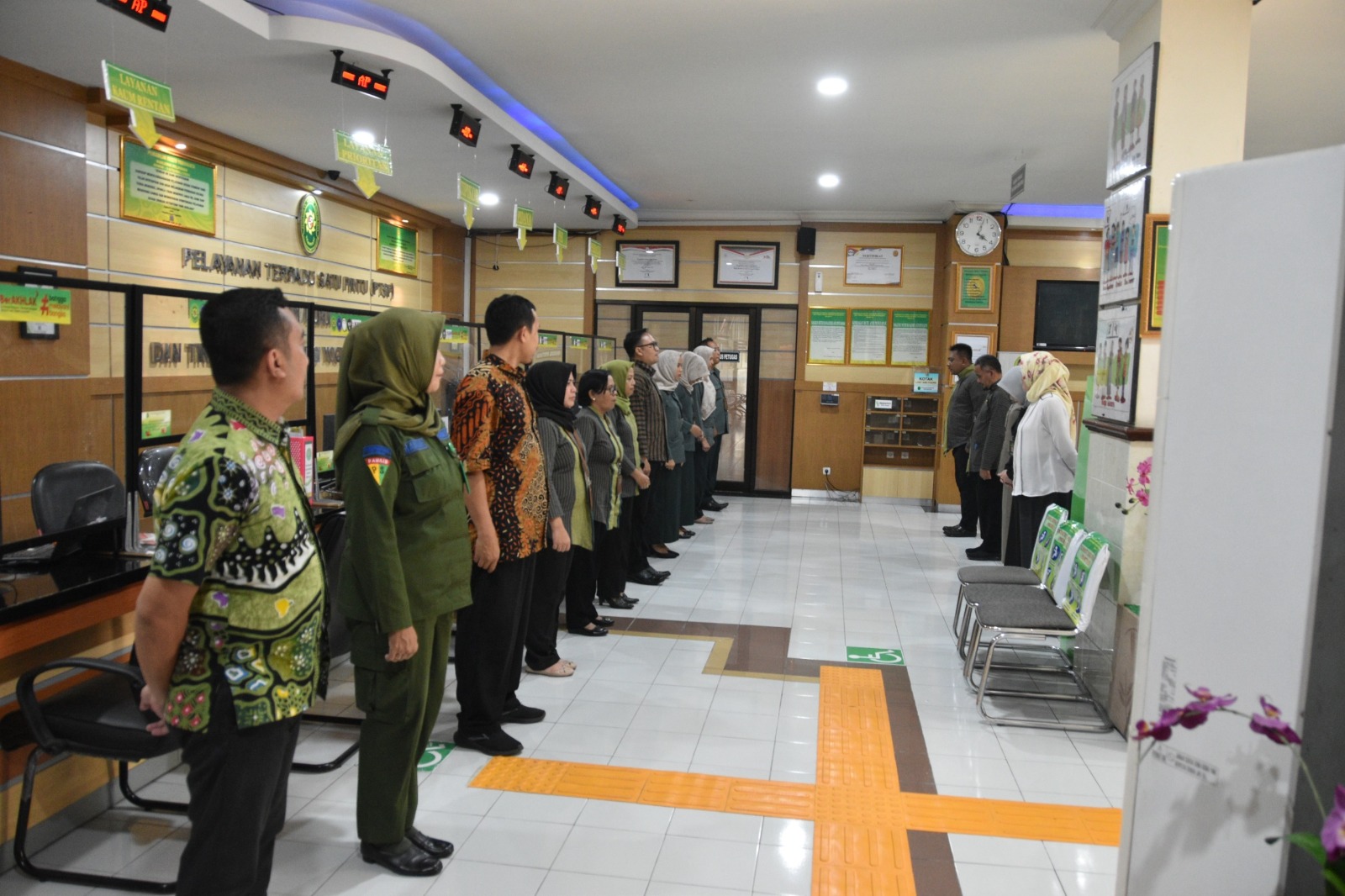 Apel Sore Petugas PTSP 7 Maret 2024