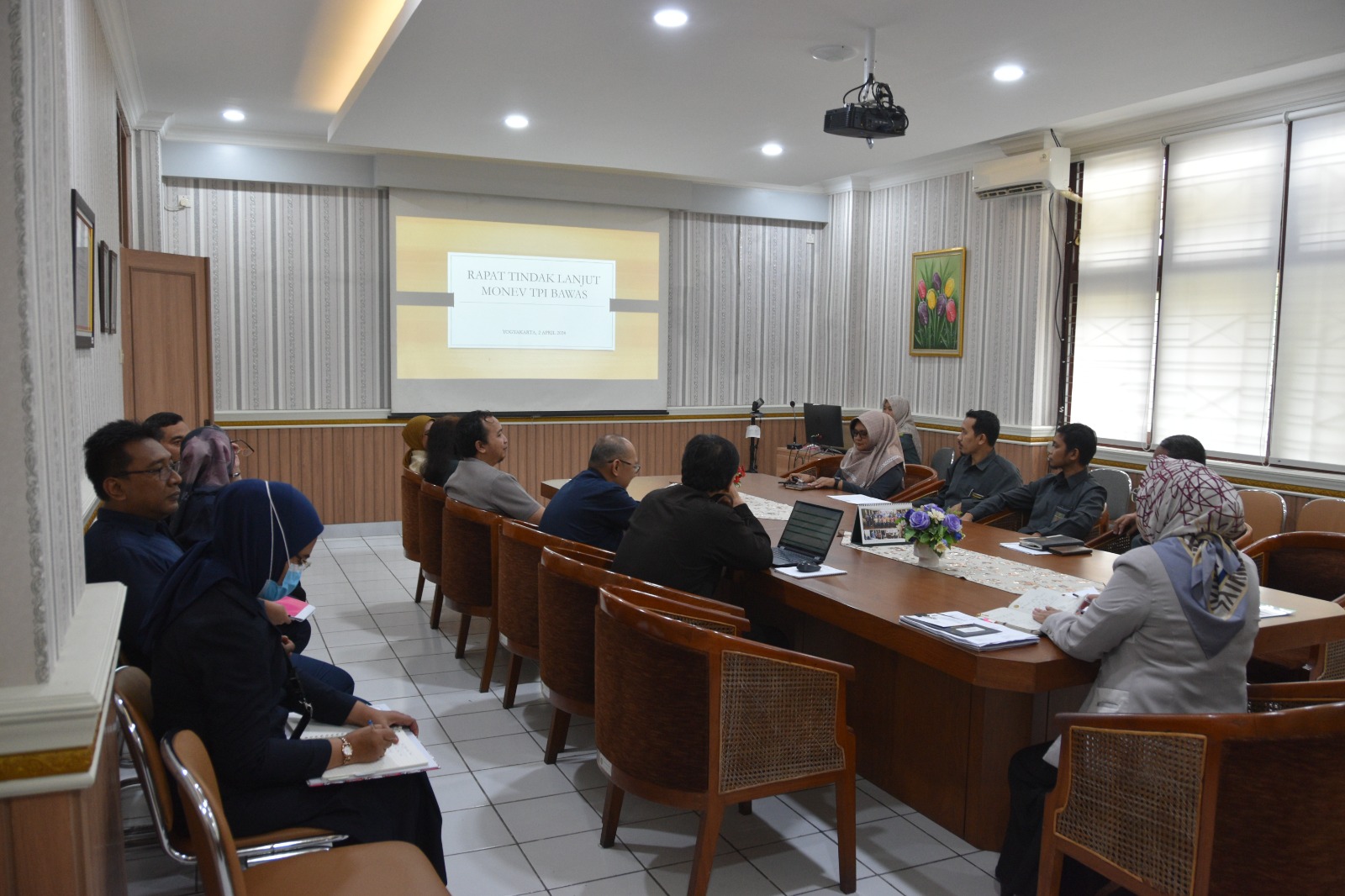 Rapat Tindak Lanjut Monev Pembangunan Zona Integritas tahun 2024