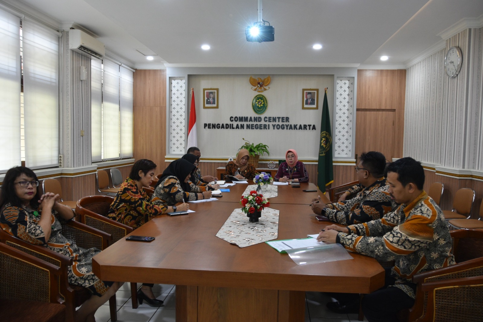 Rapat Koordinasi Pemindahan Layanan Administrasi Perkara dan Persidangan Tipikor dan PHI Pengadilan Negeri Yogyakarta