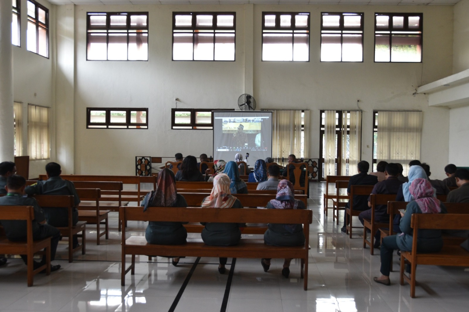 Pengadilan Negeri Yogyakarta Mengikuti Halalbihalal bersama Badan Peradilan Umum Mahkamah Agung RI