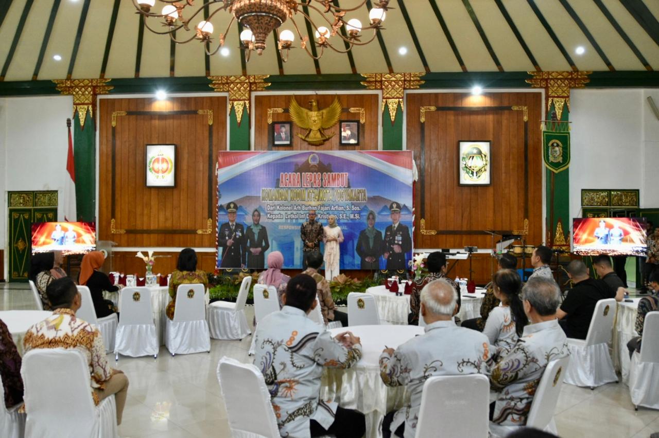 Ketua Pengadilan Negeri Yogyakarta Menghadiri Lepas Sambut Komandan Kodim 0734/Kota Yogyakarta