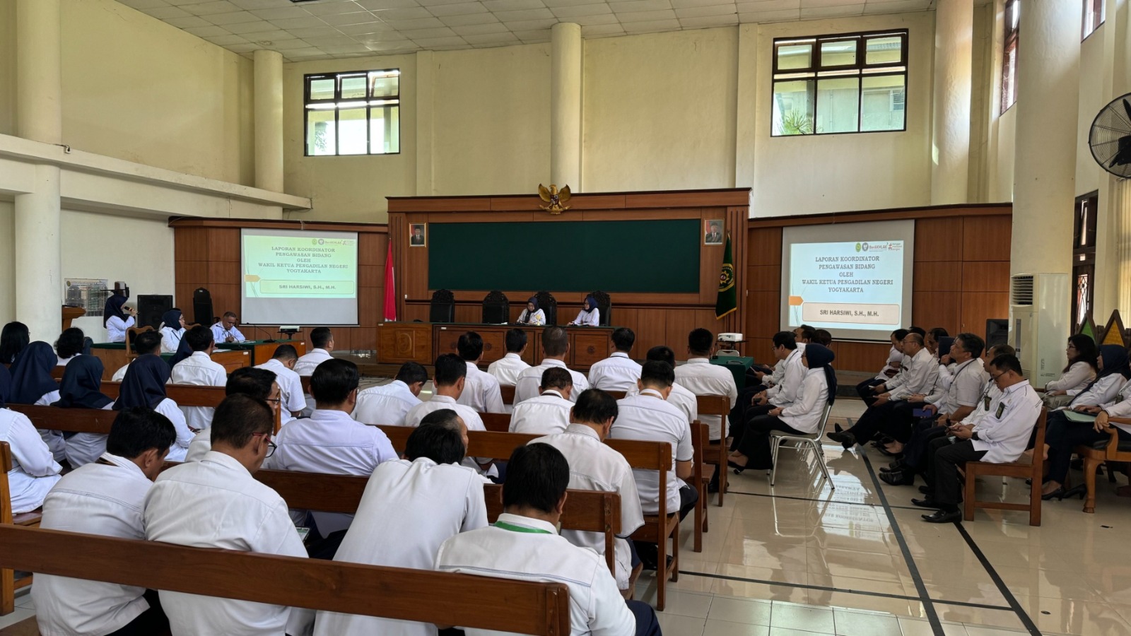 Rapat Pembinaan dan Monev Kinerja Pengadilan Negeri Yogyakarta Mei 2024