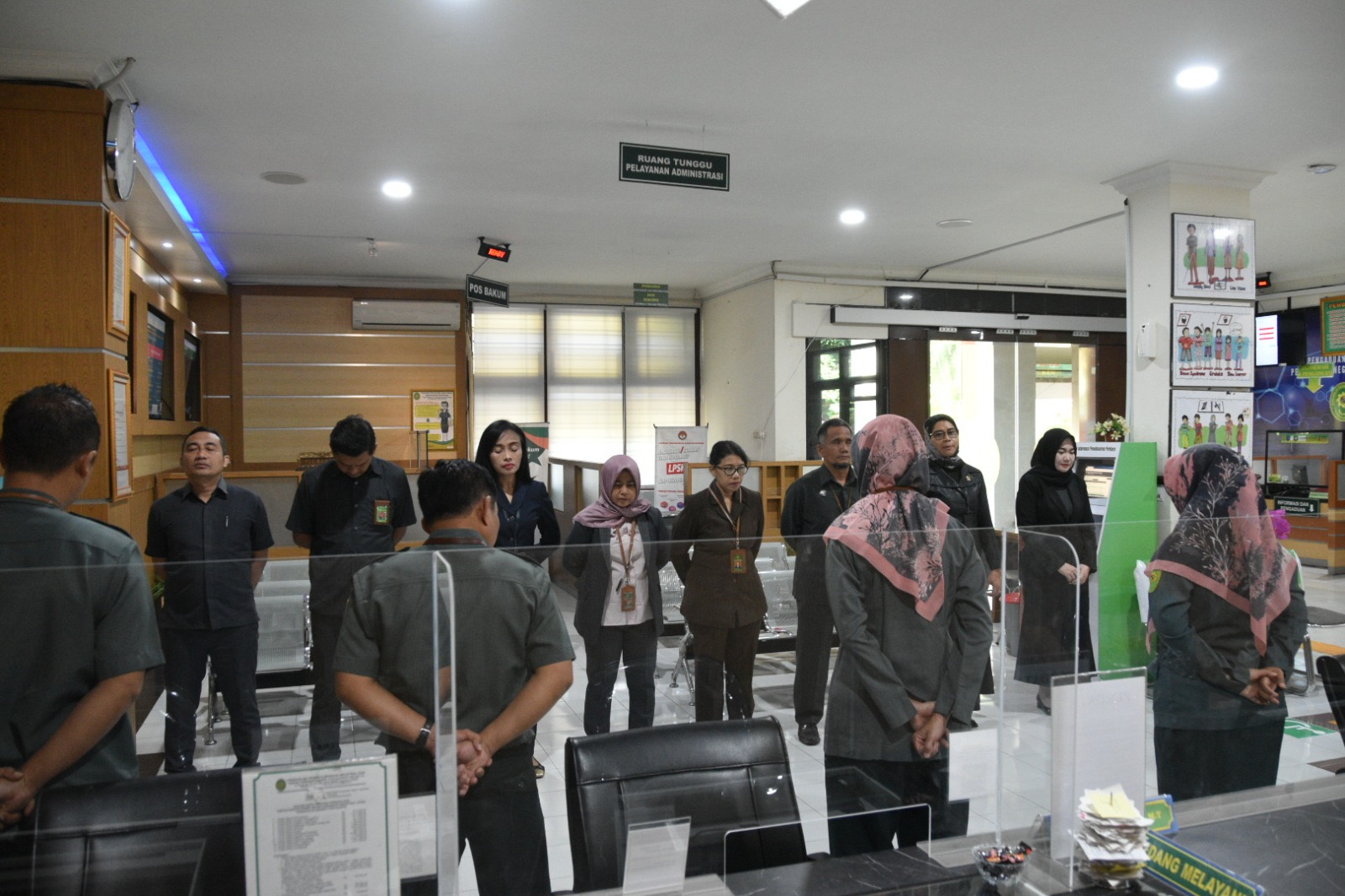 Apel Pagi Rutin Petugas PTSP 25 Juni 2024